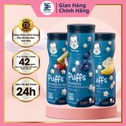 K&K Bánh Ăn Dặm Gerber Puffs Nhập Khẩu Mỹ Cho Bé, Bánh Ăn Liền Gerber 3 Vị