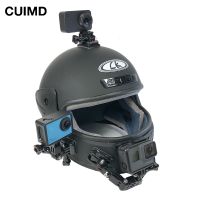 ♗♙ Motorcycle Helmet Mount Curved Adhesive Arm For Xiaomi yi 4K Gopro Hero 98 7 6543 SJCAM sj4000 Eken H9 Action Camera Accessories
