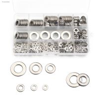 ✿☞ 395Pcs Stainless Steel Washers with Box Spacers Kit M4 M5 M6 M8 M10 M12 Machine Washer Plain Flat Gasket Rings Home Accessories