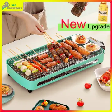 New Electric Grill Indoor Smokeless Household Portable Food Barbecue Grill  Skewers Portable Stove