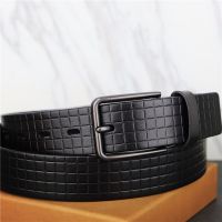 Belt For Men Leather Pin Buckle Leather Black Genuine Luxury High Quality Designer Mens Accessories