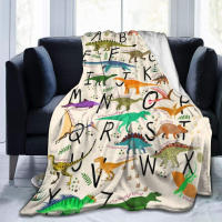 Anti-pilling flannel Micro Fleece Blanket Abc Dinosaurs Fleece Blanket Super Soft Micro Fleece Blank