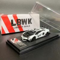 โมเดลดาวรถรุ่น1:64 Lambro Aventador 2.0 LP700-4อัลลอยหล่อวิ่งสีขาว