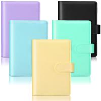 A6 PU เงินที่มีสีสัน Budget Planner Binder ซองซิปซองเงินสดสำหรับงบประมาณ Money Organizer สำหรับ Budget Binde