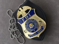 【CC】 U.S. FBI Agent Badge Film and Television Prop Pin