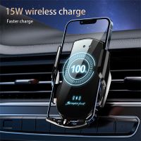 15W Wireless Chargers Car Air Vent Stand Phone Holder Fast Charging Station For Samsung S22 S21 iPhone 12 13 14 Pro Max charger Car Chargers