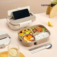 ﺴ WORTHBUY Portable Bento Lunch Box With Compartment Microwave Plastic Lunch Container For Kid Adult Leak-Proof Food Container