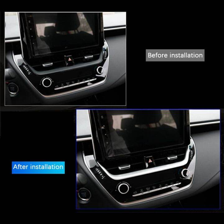 center-console-dashboard-navigation-air-vent-frame-cover-trim-for-toyota-corolla-cross-2021-2022