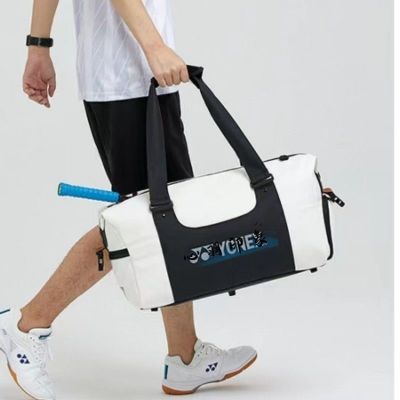 ★New★ 2022 New Badminton Bag Large Capacity Korean Fashion Messenger Handbag White Black Sports Backpack Tennis Bag