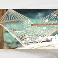 เปลญวน เชือกฝ้าย Hammock ขนาด 80*200ซม. พกพาสะดวก