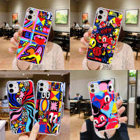 A-98 funny face อ่อนนุ่ม TPU เคสโทรศัพท์ หรับ Samsung Galaxy Note FE A30S A20 S10E A20S A70 20 Ultra S21 A70S A50S A50 A30 S20 S10 Lite Plus โปร่งใส ปก