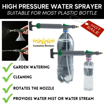 High Pressure Air Pump Manual Sprayer Adjustable Drink Bottle Sprinkler  Atomizer Garden Watering Mist Sprayer Agriculture Tools