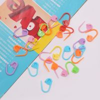 ☎✑ 50/30pcs Knitting Crochet Locking Stitch Markers DIY Plastic Safety Pins Weave Stitch Needle Clip Counter with Storage Box