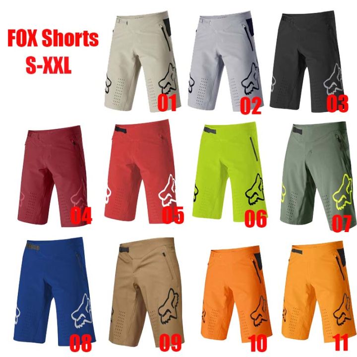 เอ็มทีบีดาวน์ฮิลล์-enduro-xc-trails-fox-demo-mtb-baggy-กางเกงขาสั้นกางเกง11สี