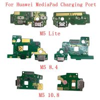 ขั้วต่อการชาร์จ USB ชิ้นส่วนบอร์ดพอร์ต Flex Cable สําหรับ Huawei MediaPad M5 Lite 8.4 10.8 Flex Cable Replacement Part