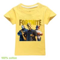 Fortnites เสื้อยืดชายเสื้อแขนสั้นสำหรับเด็กหญิง Tops แนวโน้มผ้าฝ้ายฤดูร้อนเสื้อลำลองชายและเสื้อยืดสำหรับเด็กผู้หญิงเด็กเสื้อผ้าเด็กหญิงฤดูร้อน Casual Tees