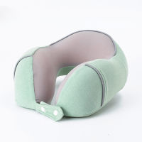 Ice Silk Travel U Shape Pillow Adjustable Car Plane Portable Nap Stretcher Comfortable Cervical Neck Pillows