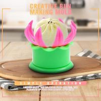 2pcs Kitchen DIY Pastry Pie Dumpling Maker Chinese Baozi Mold Baking and Pastry Tool Steamed Stuffed Bun Making Mould Bun Maker