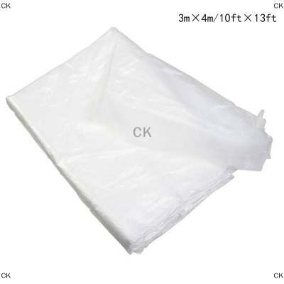 CK ผ้าคลุมกันฝุ่นเฟอร์นิเจอร์พลาสติก1ชิ้นผ้าคลุมกันฝุ่นสำหรับรถยนต์เตียงกันฝุ่นโซฟา