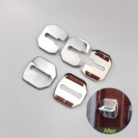 ♂☃☊ 5pcs/lot Car Accessories Door Lock Waterproof Anti Rust Protection Buckle Cover For Ford Ecosport 2013-2019