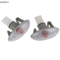 MARBIT 2X Side MARKER Light Repeater หลอดไฟเหมาะสำหรับ206 407 607ไฟเลี้ยว