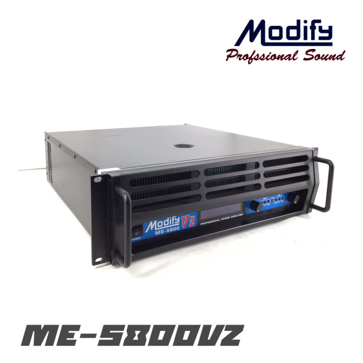 modify-me-5800vz-เพาเวอร์แอมป์-2ch-กำลังขับ-1500-2-วัตต์ที่-8-โอห์ม-สินค้าใหม่แกะกล่อง-รับประกันสินค้า-1-ปี