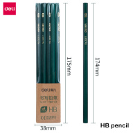 Deli 2B HB 2H Pencils Kids Student Drawing Pencils 10pcs set Hexagonal Pen-holder Graphite Lead Core Writing Pencils Log Material Not Easy To Break Exam Pen For Home Office School Accountant Stationery Gadgets thumbnail