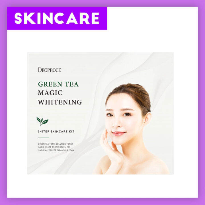 DEOPROCE Green Tea Magic Whitening Set Lazada PH