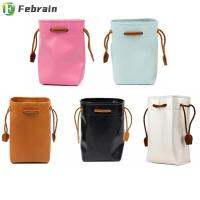 FEBRAIN เคสใส่กล้องพร้อมกระเป๋าแบบรูดกระเป๋าเก็บของฝาครอบป้องกันพกพาได้ง่ายสีทึบมืออาชีพ