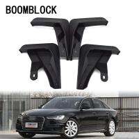 หลอดไฟเลี้ยว Mudguards สำหรับ Audi A6 2016 2017 2018 A6L บังโคลนอุปกรณ์เสริม Splash Guard กันชน1ชุด Mudflaps