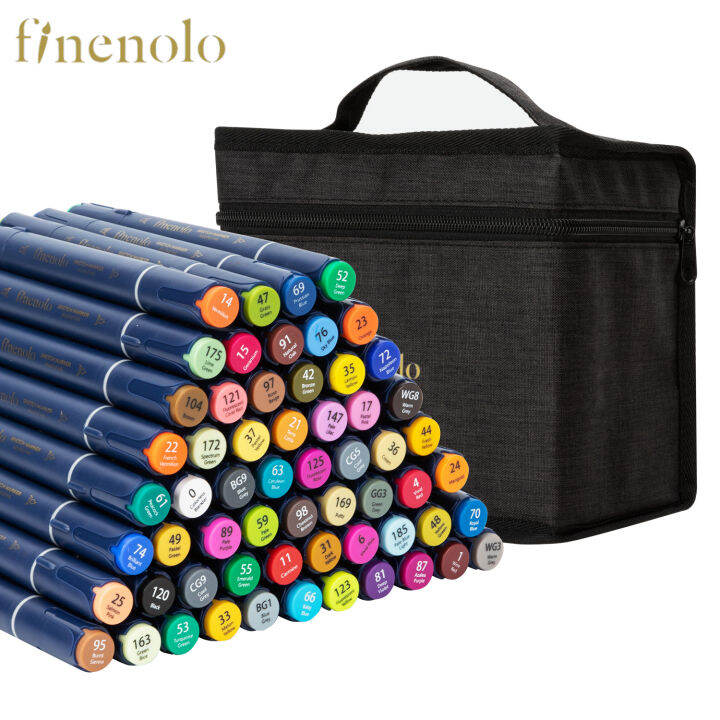 Finenolo by Deli Alcohol Markers Highlighter Pen Set Art Materials