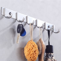 Robe Hooks Stainless Steel Bathroom Hook for Towels Key Bag Hat Clothes Coat Hook Wall Mounted Door Hanger Decorative Hang Rack