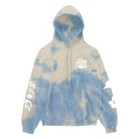 《Qinghe Yi Fang》 Flamingo FLIM FLAM Bee Tie Dye BEE Dye Blue Dye Merch แฟชั่น Fall Winer ชุด Hoodies กีฬา Hooded ผู้หญิง/ผู้ชาย Hooded