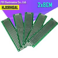 5pcs 2x8cm 2x8 Double Side Prototype PCB diy Universal Printed Circuit Board igmopnrq