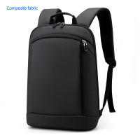 IKE MARTI Unisex Backpack Men Laptop Bag 1415.6 Office Work Business Bag Black Backpack Slim Lightweight Small Women Backpacks