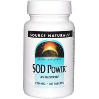 [พร้อมส่ง] Source Naturals, SOD Power 250mg 60 tablets