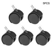 5pcs 1.5 inch Multifunctional Chair Caster Wheel Swivel Environmental Office Home Chair Replacement Protect Rubber Wooden Floor