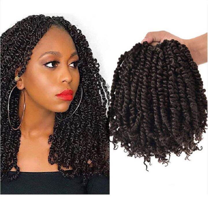 Pre-Twisted Spring Twists 10 Inch Passion Twists Crochet Hair 12 ...