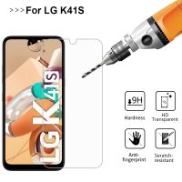 LG K41S กระจกนิรภัยสำหรับใหม่ W-W Templado คริสตัลสำหรับ Pelicula De LG K41S LMK410EMW ปกป้องหน้าจอฟิล์มป้องกัน LMK410HM