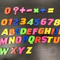แม่เหล็กชุดของขวัญชุดตัวอักษรสำหรับการเรียนการสอนมีตัวอักษรและตัวเลขแม่เหล็กติดตู้เย็นหลากสีการศึกษาการเรียนรู้ของเล่นเด็กทารกน่ารักสำหรับเด็ก