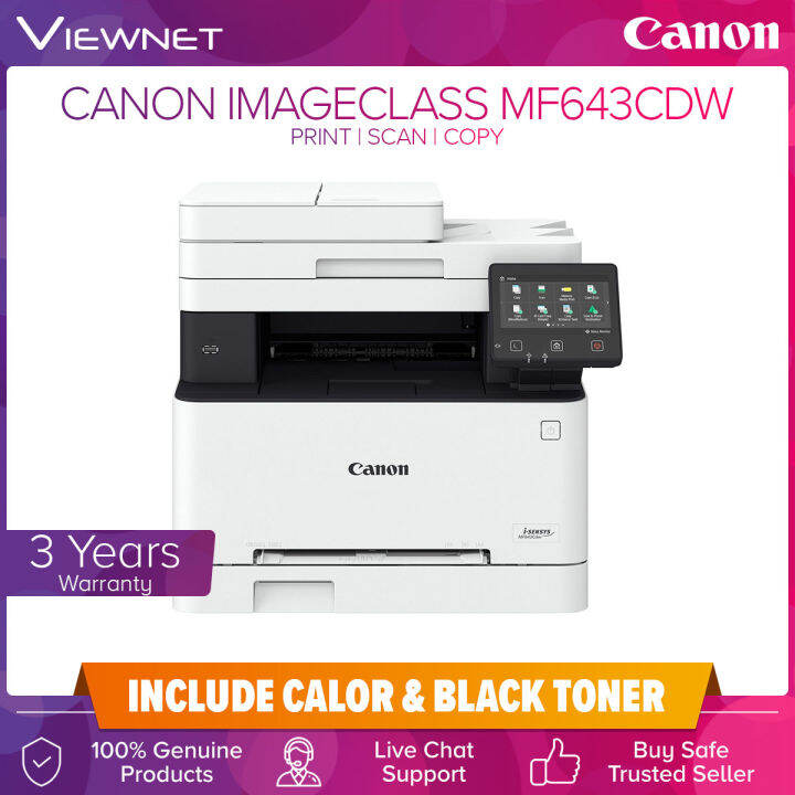 Canon imageCLASS MF643Cdw (Print, Scan, Copy) Laser Color Printer | Lazada