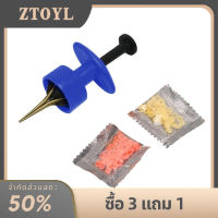 ZTOYL 1pcs อุปกรณ์เหยื่อแบบพกพา earthworm เหยื่อสีแดงคลิปเหยื่อน้ำหนักเบาคลิป FIS