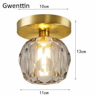 Modern K9 Crystal Ceiling Light for Living Room Bedroom Lighting Fixtures Home Decor Loft Industrial Lamp Suspension Luminarias