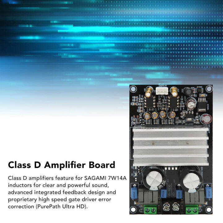 Amplifier Board, DC24‑48V Digital Power Amplifier Board for Speakers