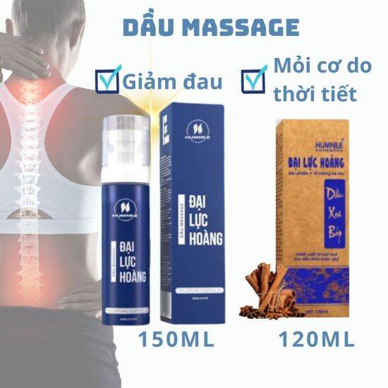 Combo 20 chai - dầu xoa bóp đại lực hoàng - tự xoa tại nhà - ảnh sản phẩm 1