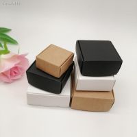 ❦ 50pcs Black/White/Kraft Paper Box for Packaging Earring Jewlery Box Gift Cardboard Boxes Diy Jewelry Display Storage Packing Box