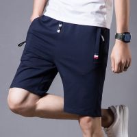 COD SDFERTREWWE 【100 Cotton】Men Shorts Casual Beach Shorts Sports Shorts Cropped Shorts Drawstring Shorts Mens Clothing M-8XL Four side Stretch Shorts The Extra Size Can Wear 125 KG 纯棉短裤大码125公斤可穿