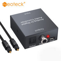 Neoteck og TO Digital Audio Converter rl RCA 3.5มม. AUX TO Digital Coaxial Toslink Optical Audio Adapter สำหรับ PS3 X