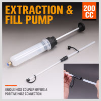 HORUSDY 200cc Oil Fluid Extractor Pump Oil Changer Vacuum Pump Automotive Fluid Extraction Car Fuel Pump Tank Hand Remover Tools