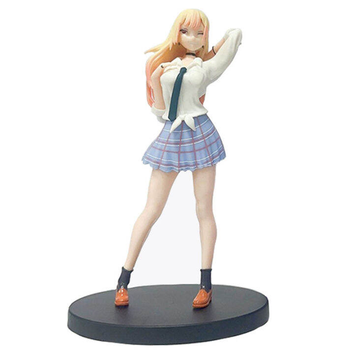 new-marin-kitaka-my-dress-up-darling-fan-art-อะนิเมะญี่ปุ่น-action-figure-pvc-figurine-18ซม-ตุ๊กตาน่ารักของขวัญของเล่น